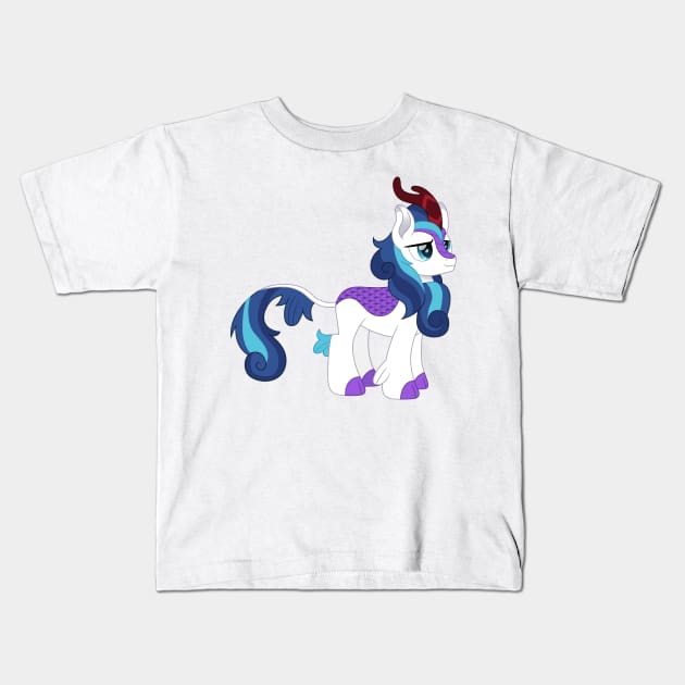 Kirin Shining Armor Kids T-Shirt by CloudyGlow